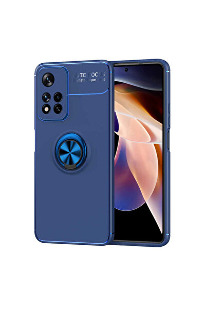 ECRUZ غطاء حماية سيليكون ECRZ Ravel لهاتف ريدمي نوت 11 برو 5G - أزرق