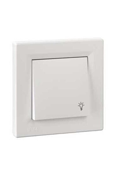 Schneider Electric EPH0900221 Schneider Asfora IP44 Işıklı Buton – Beyaz