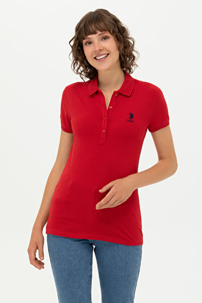U.S. Polo Assn. Tricou Polo Slim fit uni din amestec bumbac