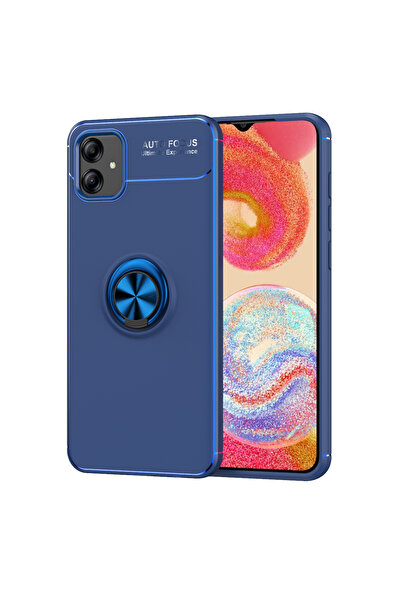 ECRUZ غطاء حماية سيليكون ECRZ Ravel لهاتف Galaxy A04E - أزرق