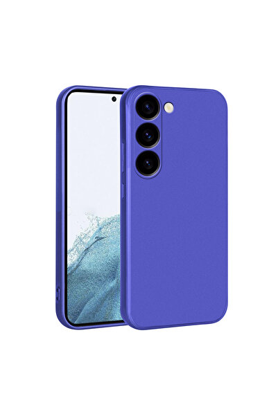 ECRUZ حافظة سيليكون متوافقة مع هاتف Galaxy S23 Plus من ECRZ Premier - أزرق ساكس