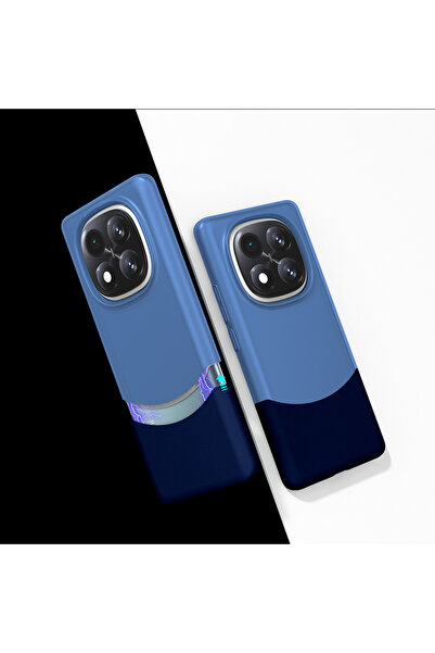 ECRUZ Redmi Note 14 Pro Plus Case Magnetic Ecrz Double Cover - Navy Blue