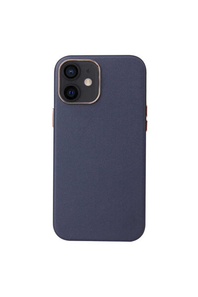 ECRUZ حافظة ECRZ Eyzi متوافقة مع هاتف iPhone 12 Mini - أزرق داكن