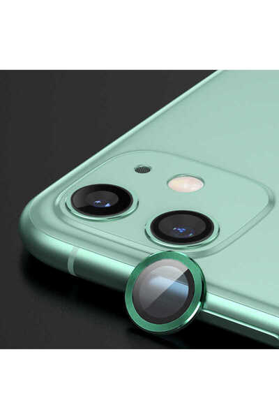 ECRUZ واقي كاميرا ECRZ CL-02 متوافق مع هاتف iPhone 12 - أخضر