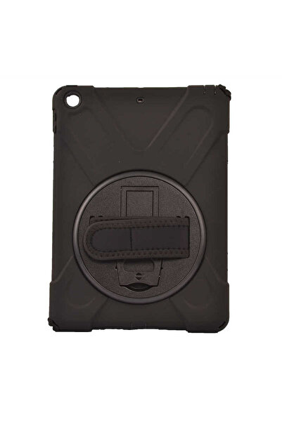 ECRUZ حافظة آيباد 9.7 2017 (الجيل الخامس) ECRZ Defender Tablet سيليكون - أسود