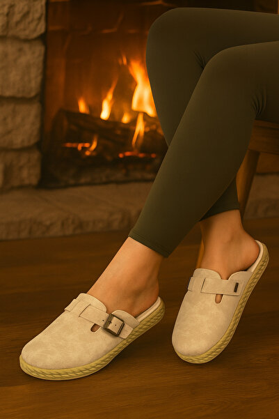 Behtah Kundura New Season Closed Front Daily Comfortable Sabo Slippers House Slippers