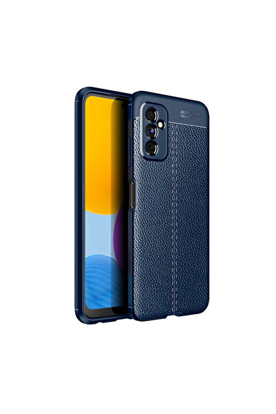 ECRUZ غطاء سيليكون لهاتف جالاكسي M52 من ECRZ - أزرق داكن