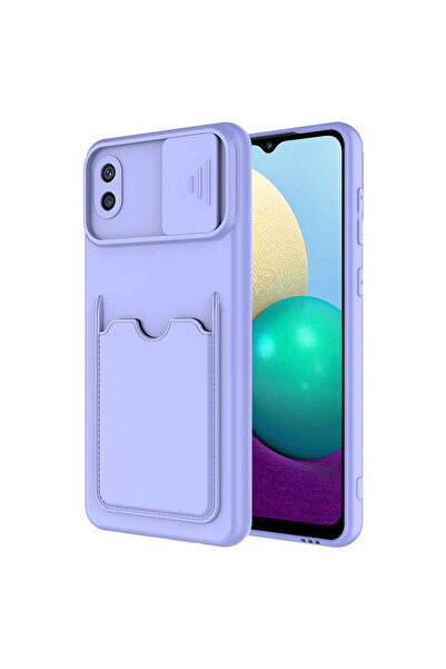 ECRUZ Galaxy A02 Case Ecrz Kartix Cover - Lilac