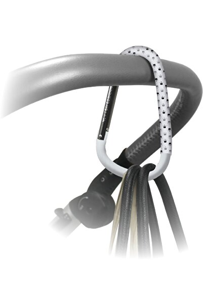 JollyMag Carlig universal pentru carucior Dooky Light Grey Crown