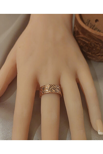 Laja&Co Handmade Hammered Copper Ring - Natural Elegant Design Authentic