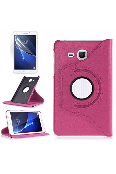 ECRUZ حافظة متوافقة مع جهاز Galaxy Tab 4 T280 من ECRZ مع حامل قابل للدوران - ...