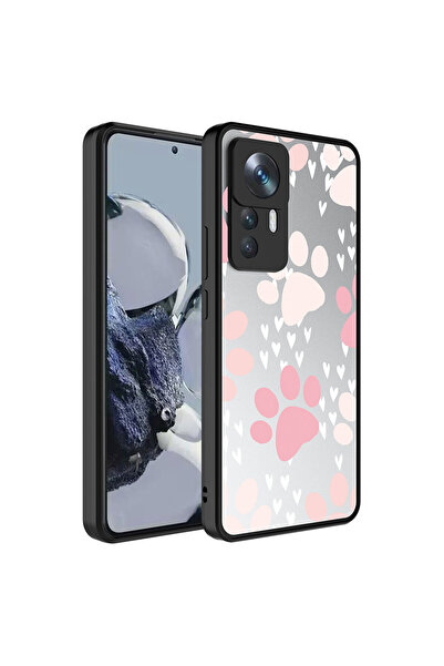 ECRUZ حافظة Mi 12T ذات نمط مرآة لامعة مع حماية للكاميرا غطاء مرآة ECRZ - باتي