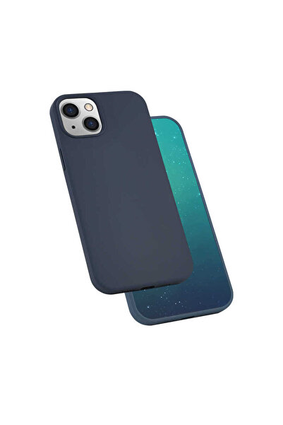 ECRUZ جراب ECRZ متوافق مع هاتف iPhone 13 Mini مصنوع من السيليكون الحريري - أز...