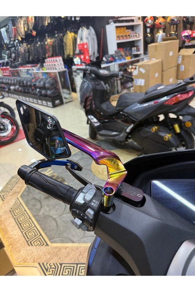 JİEKAİ H2 AYNA Spor motosiklet naked ayna üniversal holagram renk