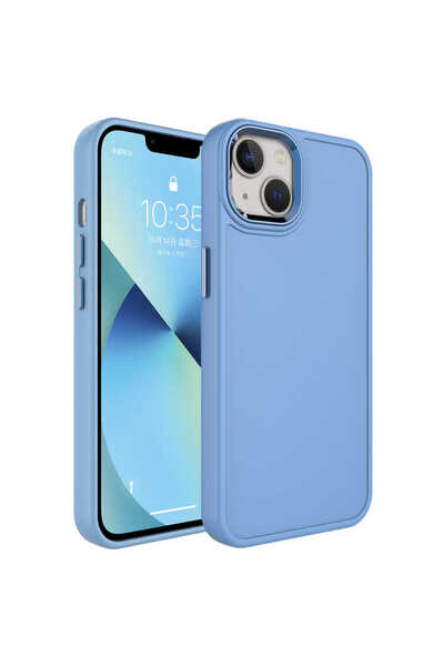 ECRUZ حافظة ECRZ Botox صلبة متوافقة مع iPhone 14 مع إطار معدني وتصميم أزرار -...