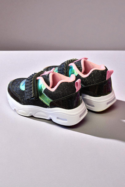 shoesloom IŞIKLI KIZ ÇOCUK SPOR AYAKKABI CIRTLI ŞIK