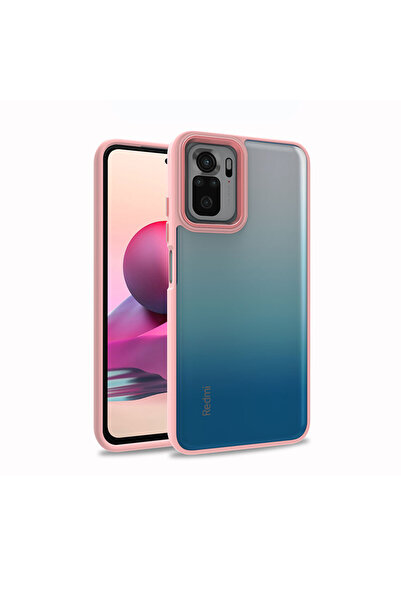 ECRUZ Redmi Note 10S Case Ecrz Flora Cover - Rose Gold