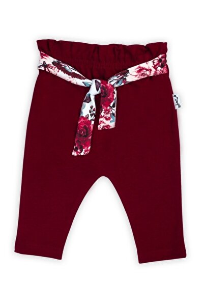 JollyMag Pantalon de bumbac 100% Colectia "Kate" 2021 Visiniu Marimea 86