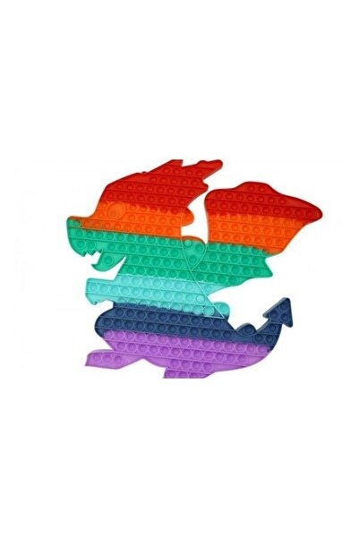 JollyMag Jucarie senzoriala antistres pentru copii, Pop It Now, Dragon Uriasa...