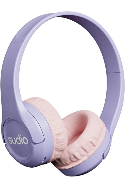 sudio سماعات رأس لاسلكية للأطفال K1 - حد مستوى الصوت الآمن، خفيفة الوزن، مقاس قابل للتعديل، بلوتوث 5.0، مقاس كبير