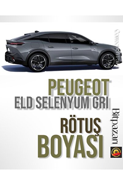 izmir bit pazarı Peugeot Selenyum Gri ELD - Profesyonel Rötüş Boyası 20ml.