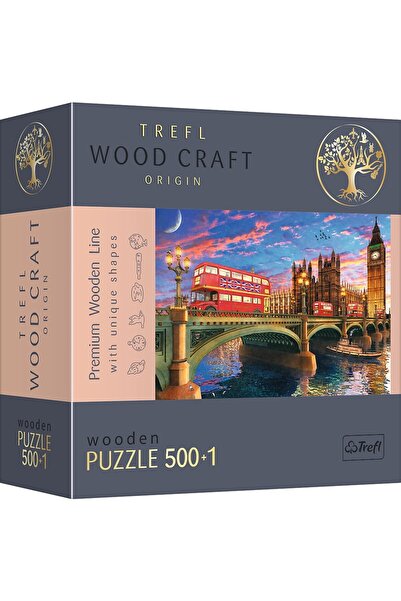 JollyMag PUZZLE TREFL DIN LEMN 500+1 OBICTIVELE TURISTICE DIN LONDRA