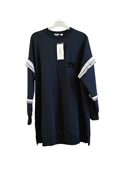 Puane Жіноча туніка з рюшами на спині та рукавах, з м'якої бавовняної тканини 10718