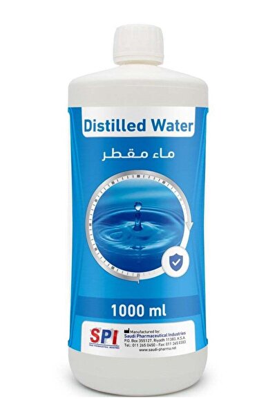 SPİ Pure distilled water 1 liter - for medical and laboratory use