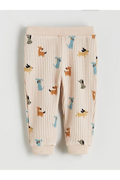 LC Waikiki LCW baby Baskılı Erkek Bebek Sweatshirt ve Pantolon 2'li