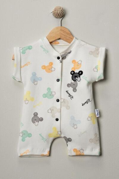 mandalinsbaby Printed Baby Boy Romper