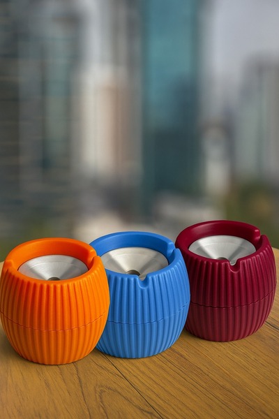 İ&A HOME Kokusuz Sert Plastik Oto Araba Küllük 2 Adet