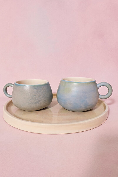 Arden Ceramic Coffee Cup with 2