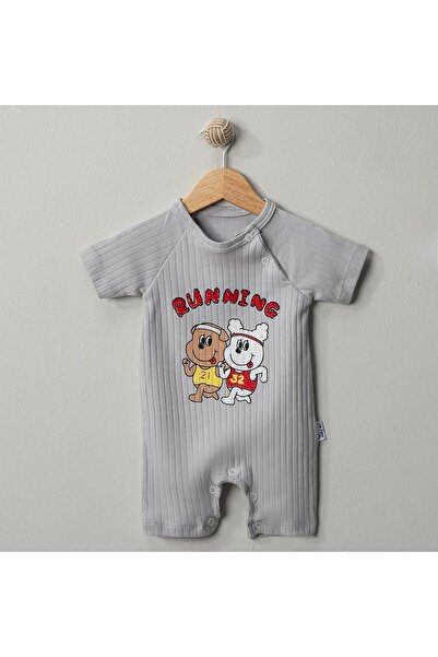 mandalinsbaby Printed Baby Boy Romper