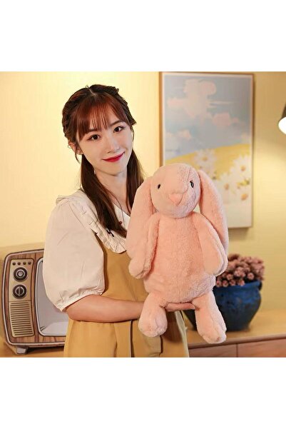 onestophub Uyku Arkadaşım Uzun Kulak Jel Peluş Tavşan 45 Cm