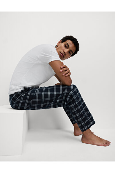 Marks & Spencer Çizgili %100 Pamuk Pijama Altı