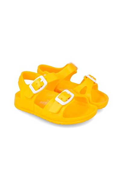 JollyMag Garvalin children's rubber sandals, amarillo (Size: 22)