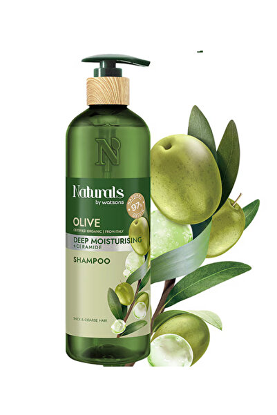 Naturals By Watsons شامبو مغذي للشعر بخلاصة الزيتون الطبيعي 490 مل - عناية مر...