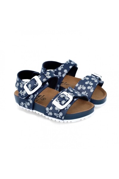 JollyMag Garvalin Bicycle Children's Sandals, Navy Blue (Size: 30)