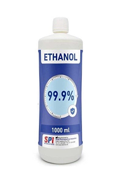 SPİ 99.9% Ethanol Alcohol Disinfectant Solution for Hands, Surfaces, Equipment, and General Disinfection