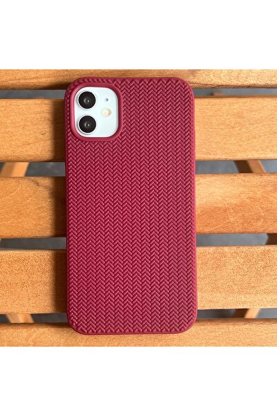 EDELFU For iPhone 12 and 12Pro - Braided Pattern Silicone Soft Protective Durable Phone Case
