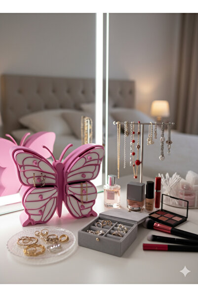 Robuzhan 3D 8 Çekmeceli Minimalist Kelebek Takı Kutusu – 3D Baskı ile Tasarla...