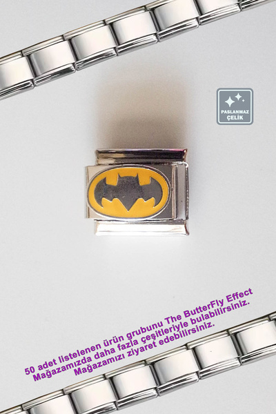 Miss TBee Italian Steel Bracelet - Single Charm