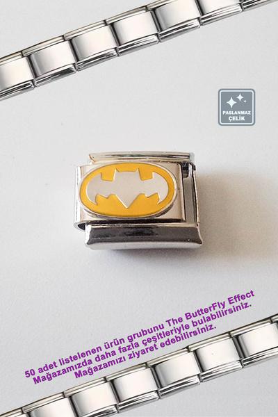 Miss TBee Italian Steel Bracelet - Single Charm