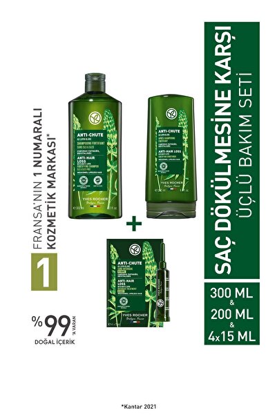 Yves Rocher Triple Care Set for Hair Loss