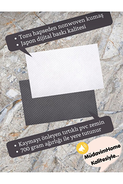 Dormot Dijital Baskı Modern Dışarıdan Stres Getirmek Yasaktır Sevimli Çift Kapı Önü Paspası