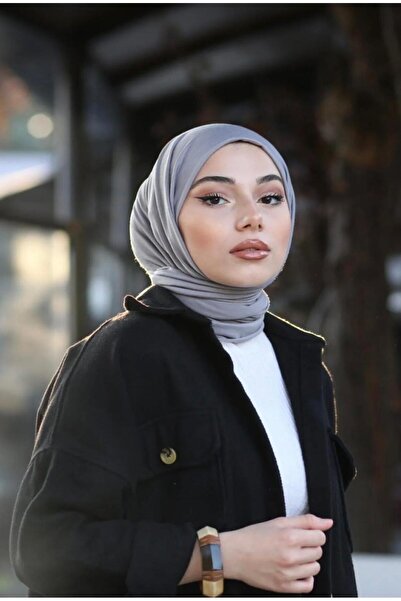 gül sezgin butik Women's Combed Cotton Shawl Gray