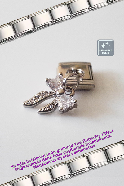 Miss TBee Italian Steel Bracelet - Single Charm