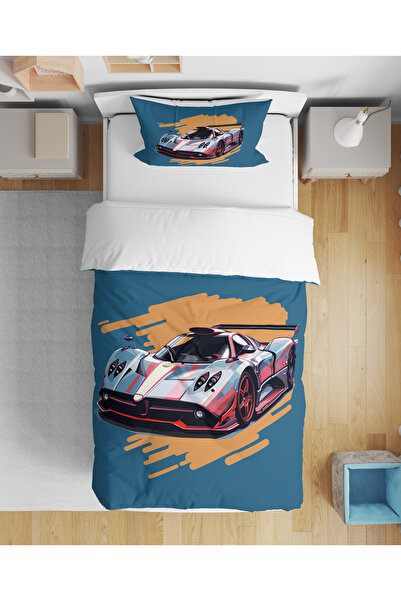 Home Set de lenjerie de pat pentru băieți, imprimat digital 3D, cu model de m...