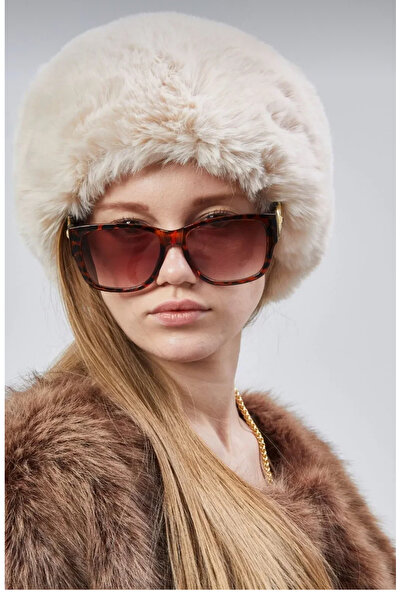 rushana Women's Kalpak Hat with Faux Fur and Quilted Lining Inside