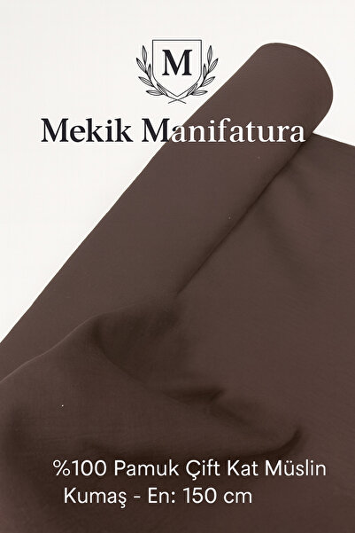 MEKİK MANİFATURA 100% Βαμβακερό Ύφασμα Μουσελίνας Διπλής Στρώσης – Πλάτος 150...
